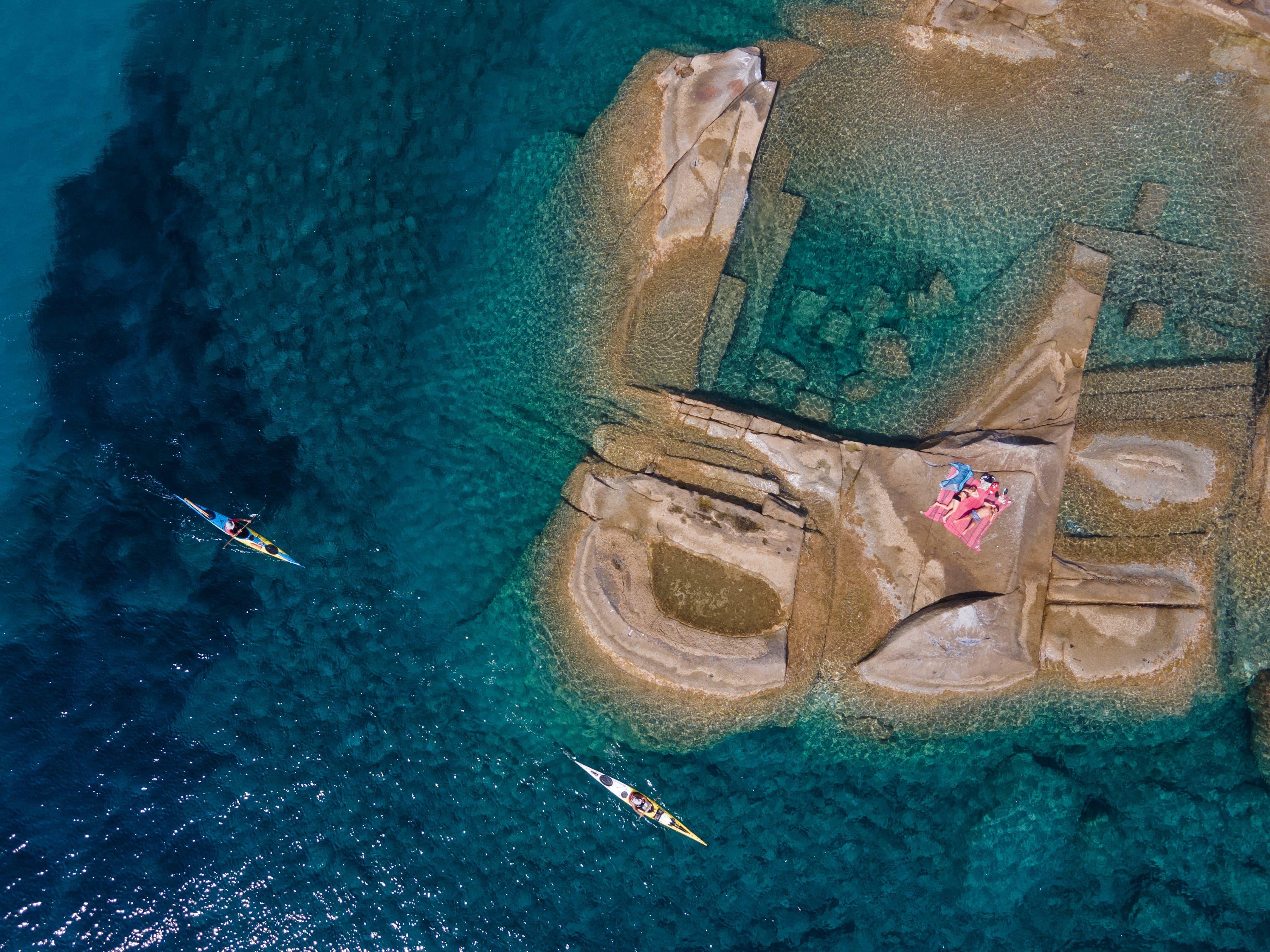 Kayak per le cale